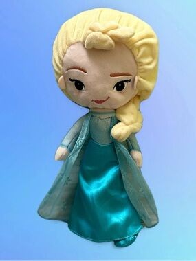 Disney Plush Princess Doll in Yellow Hair and Teal Dress